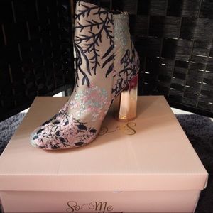 “Flower Bomb” Heel Boot
